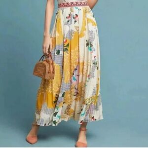 Anthro Misha maxi skirt by Bhanuni by Jyoti beautiful abstract print Size M